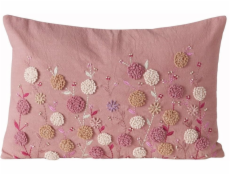 Boltze Home Dekorativní polštář s vyšívanými květinami HENRIKE, 59 x 39 cm
