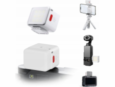 Ulanzi Magnetická LED lampa + ISO pro telefon, fotoaparát a videokameru 1W 500mAh / DG01 / Bílá