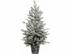 Fééric Lights and Christmas Umělý vánoční stromek v květináči pokrytý sněhem, 100 cm