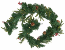Atmosphera Vánoční girlanda, vánoční stromeček s lesními plody a šiškami, 180 cm