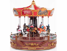 Fééric Lights and Christmas Vánoční kolotoč Fééric se světly a hudbou, 31 cm