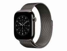 Apple Břidlicově zbarvený milánský náramek pro pouzdro 46 mm - velikost M/L