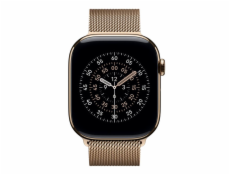 Apple Zlatý milánský náramek pro pouzdro 46 mm - velikost S/M