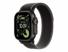Apple Černý/uhlový řemínek Trail Band pro pouzdro 49 mm - velikost M/L - černé titanové komponenty