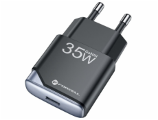 ForCell Nabíječka telefonu F-Energy Ultra Slim GaN III USB C PD QC4.0 3A 35W B135101-E černá
