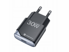 ForCell Nabíječka telefonu F-Energy Ultra Slim GaN III USB C PD QC4.0 3A 30W B130101-E černá