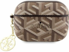 Guess Kryt Guess GUAP2PGCE4CW na AirPods Pro 2 hnědý/hnědý přívěsek GCube