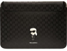 Karl Lagerfeld kabelka KLCS16SAKHPKK 16 černá saffiano monogram Ikonik