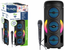 Meme BEZDRÁTOVÝ REPRODUKTOR S MIKROFONEM A LED OSVĚTLENÍM (IBIZA)