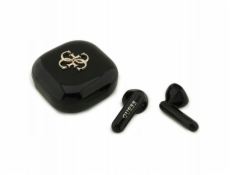 Guess TWS Sluchátka 4G Metal Logo Černá