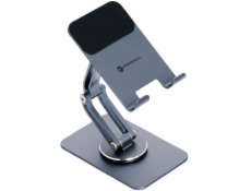 ForCell F-GRIP skládací stojan 2, 360° stolní držák, šedý
