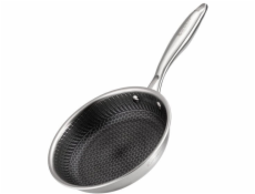 Elitehoff OCELOVÁ PÁNEV 20 CM S VOŠTINOVÝM POVLAKEM E-7545