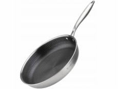 Elitehoff OCELOVÁ PÁNEV 30 CM S VOŠTINOVÝM POVLAKEM E-7550