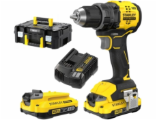 Stanley Akumulátorová vrtačka/šroubovák SFMCD714D2T-QW 18V, 2x 2Ah baterie