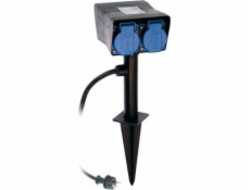 AS Schwabe Nástěnná lampa zahradní zásuvky s 2m kabelem