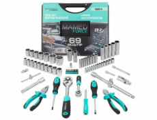 NoName 69dílná sada nářadí 1/4 a 1/2 (4-32 mm) (6hranná)