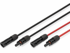 Digitus Prodlužovací kabel Solar O 6 mm2 PV 1 500 V (2x 5 metrů - 1x červený, 1x černý, zástrčka/zásuvka MC4)