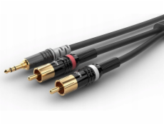 Schneider Electric Sommer Cable HBP-3SC2-0300 Audio Tilslutningskabel [1x Jackstik 3,5 mm - 2x Cinch-stik] 3,00 m Třídit