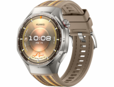 Huawei Watch GT 6 Pro (Atum-B29W) (černé, titanové pouzdro, hnědý nylonový řemínek)