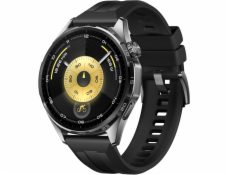 Huawei Watch GT 6 46mm (Atum-B19F) (černé, černý fluoroelastomerový řemínek)