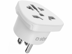 SBS Mobile Cestovní adaptér SBS US - univerzální - bílý