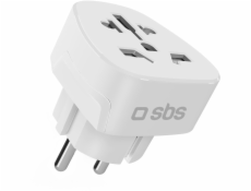 SBS Mobile Cestovní adaptér SBS Shucko/EU - univerzální - bílý