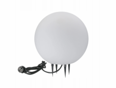 Polux ZAHRADNÍ LAMPA ARGENTO 30 BÍLÁ KOULE E27