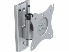 SpeaKa Professional SP-9474784, 75 x 75 mm, 100 x 100 mm, -35 - 55°, -45 - 45°, hliník, ocel, stříbrná