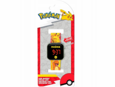 KIDS Dětské digitální LED náramkové hodinky pro děti / Pokémon Pikachu / Pok4435
