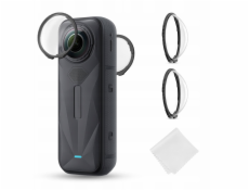NoName 2x Ochranný kryt objektivu z tvrzeného skla H9 pro Insta360 X5 K&f / Kf31.185
