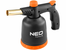Neo Tools Plynový hořák na 190g kartuše, piezoelektrické zapalování, 360 stupňů, pro provoz v jakékoli poloze