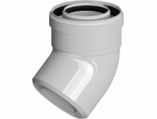 Ricom KOLENO BETONOVÉ PP-AL 45ST DN80/125 TĚSNĚNÍ