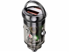 Wozinsky 65W autonabíječka USB-C PD 65W / USB-A 45W QC 3.0 - černá