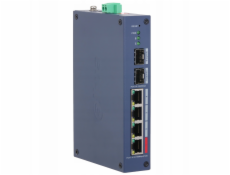 Dahua Technology PRŮMYSLOVÝ POE PŘEPÍNAČ CHS4206-4ET-90 4PORTOVÝ SFP DAHUA