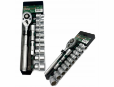 NoName Sada nářadí 1/2  nástrčný klíč, ráčna 12dílná (10-24 mm) (6hranná)