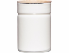 Riess RIESS - Kuchyňská nádoba s dřevěným víkem 0,5 l Čistě bílá