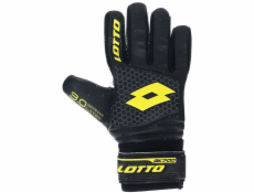 Lotto Dětské rukavice GK 700 II, celočerné/akáciově zelené, 8.0