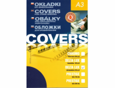 Argo Koženková vazba karton A3 ARGO DELTA 432061 tmavě modrá 100 ks