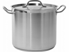 Yato VYSOKÝ HRNEC S VÍČKEM Z NEREZOVÉ OCELI 28X25CM, 15,4L.