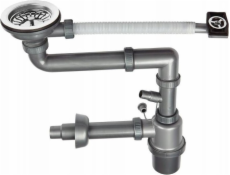 NoName Sifonový sifon pro 1 dřez - s click-clack zátkou 3,5 
