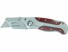 NoName SKLÁDACÍ NŮŽ S ČEPELÍ, DŘEVĚNÁ RUKOJEŤ