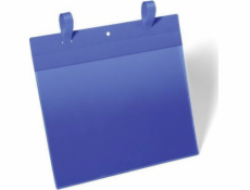 Durable Odolná kapsa na časopisy s montážními pásky A4 vodorovná modrá 50 ks /1751 07/