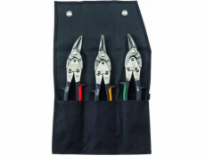 UN SADA TVAROVÝCH NŮŽEK NA PLECH, 3DÍLNÁ V KAZEŘE