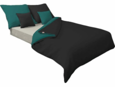 Multitex Ložní prádlo 140 x 200, 2dílné, saténové, oboustranné, zlaté, 15