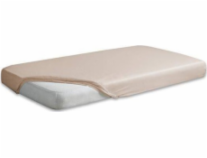 Multitex Prostěradlo 140 x 200, saténové s gumičkou, zlaté, 16