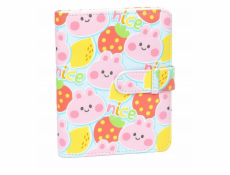 LoveInstant 64x fotoalbum pro Fujifilm INSTAX Mini 99 41 12 40 11 EVO LiPlay Link / Růžový medvídek - pěkné