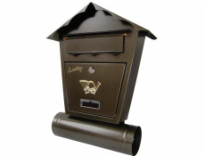 NoName Starožitná zlatá poštovní schránka s trubicí SD2T