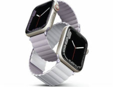 Uniq Řemínek UNIQ Revix pro Apple Watch 4/5/6/7/8/SE/SE2 40/41mm oboustranný magnetický lila-bílý/lila-bílý