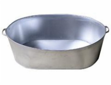 NoName Oválná pozinkovaná vana 100 l