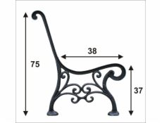 NoName Noha parkové lavičky